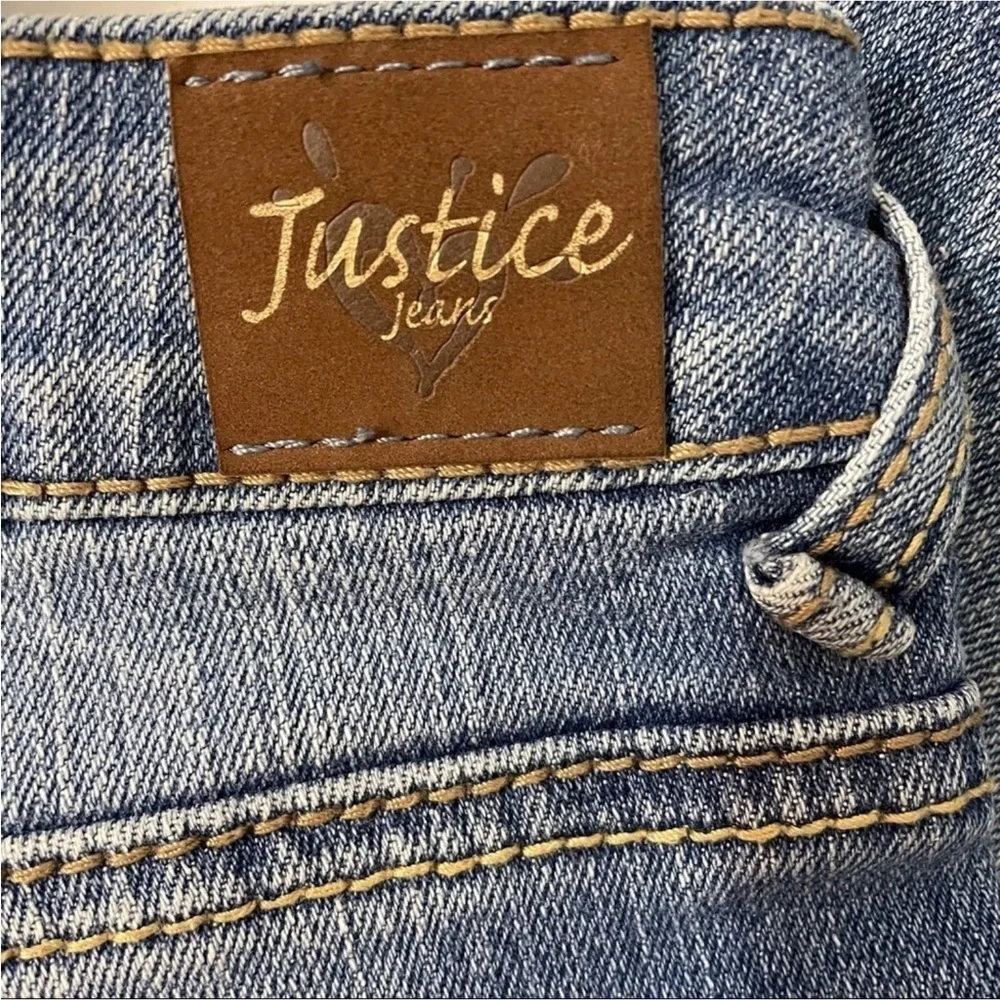 Justice Bootcut Distressed Jeans